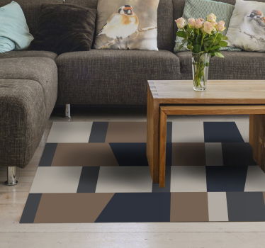 Abstract modern tile geometric carpets - TenStickers