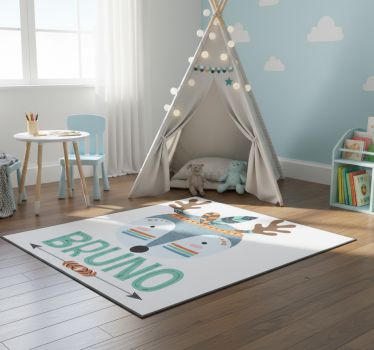 Animal mat nordic deer personalized design - TenStickers