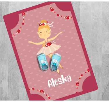 Ballerina Piece custom floor mat - TenStickers