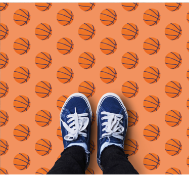 Basketball Concept game rug - TenStickers