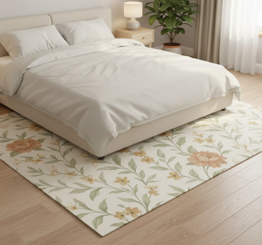 Bedroom carpet asian blossom - TenStickers
