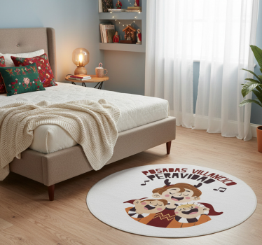 Bedroom carpet christmas carol posadas - TenStickers