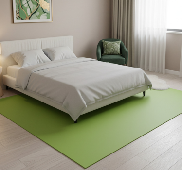 Bedroom carpet green cover for wardrobe - TenStickers