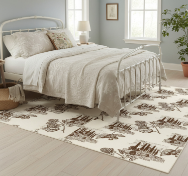 Bedroom carpet in french provincial country style - TenStickers