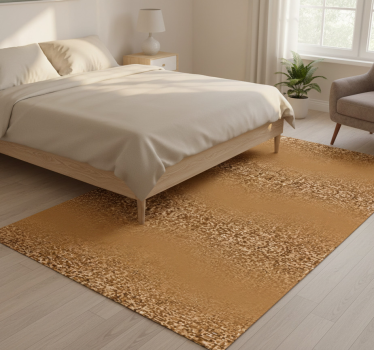 Bedroom carpet in retro brown square dotted design - TenStickers