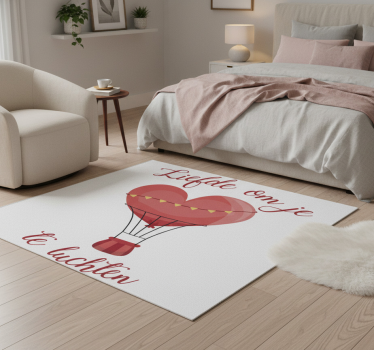 Bedroom carpet love to refresh your heart - TenStickers