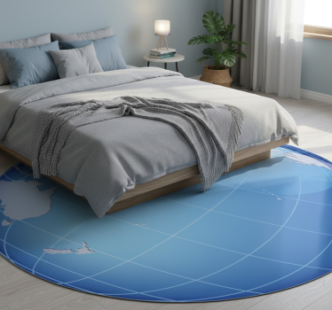 Bedroom carpet pacific ocean blue vinyl - TenStickers