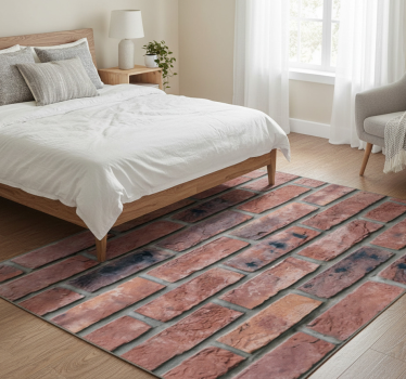 Bedroom carpet uncommon stoned wall design - TenStickers
