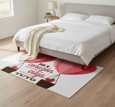 Bedroom carpet valentine’s day vinyl decor - TenStickers