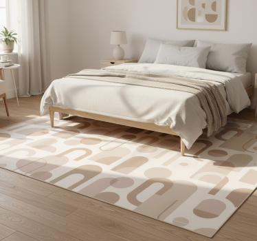 Bedroom carpet with contemporary design - TenStickers