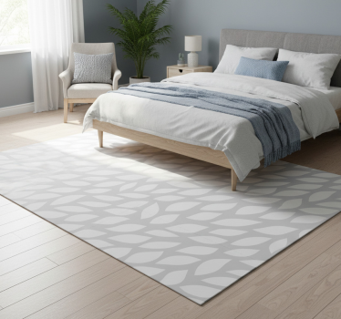 Bedroom carpet with seamless floral design - TenStickers