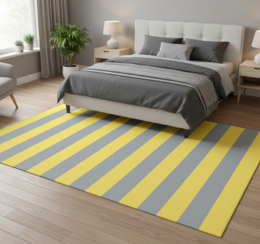 Bedroom carpet with thin pantone vertical stripes - TenStickers