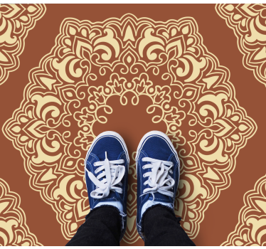 Beige antique Russian style ethnic style rugs - TenStickers