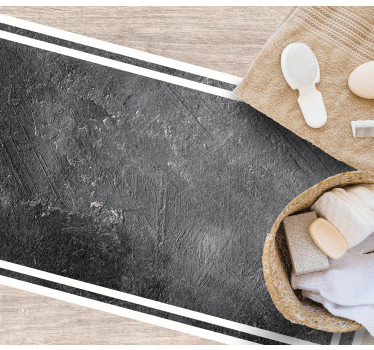 Black earthy effect texture rug - TenStickers