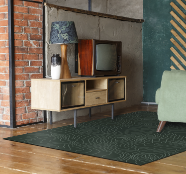 Carpet pvc topographic map - TenStickers