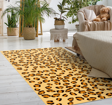 Cheetah print animal vinyl print carpet - TenStickers
