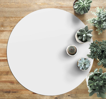 Neat Round Aesthetic circular rug - TenStickers