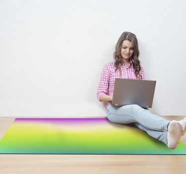 Colorful Gradient Shade texture rug - TenStickers