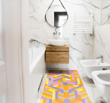 Coloured cement stone flooring - TenStickers