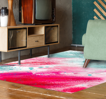 Colourful artistic pattern mosaic vinyl flooring - TenStickers