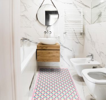 Colourful diamonds geometric carpets - TenStickers