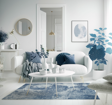 Concrete Effect stone flooring vinyl rug - TenStickers