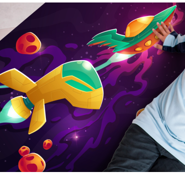 Cosmic Journey Concept kids rug - TenStickers
