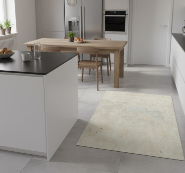 Cream stone shades kitchen vinyl mat - TenStickers