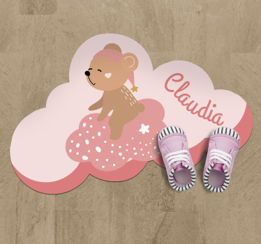 Customizable Cloud custom floor mat - TenStickers