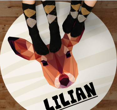Customizable Deer custom floor mat - TenStickers
