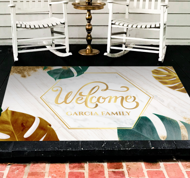 Customizable Entryway custom floor mat - TenStickers