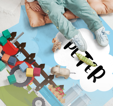 Customizable Farm custom floor mat - TenStickers
