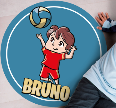 Customizable Sport custom floor mat - TenStickers
