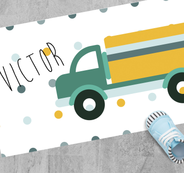 Customizable Truck custom floor mat - TenStickers