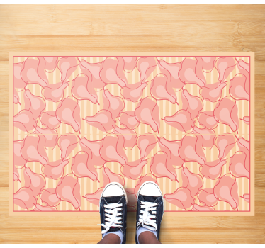 Cute Pink Patterns kitchen mat - TenStickers