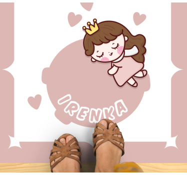 Cute Princess Theme custom floor mat - TenStickers