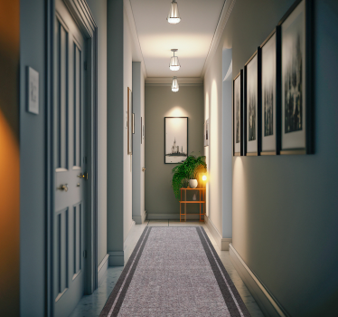 Dark frame design modern flooring - TenStickers