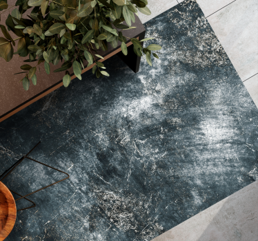 Dark texture imitation marble rug - TenStickers