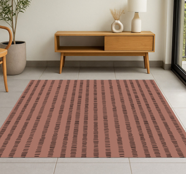 Dash line design outdoor rug - TenStickers