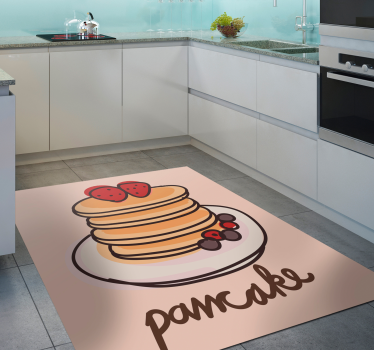 Delicious Pancakes kitchen mat - TenStickers