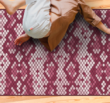 Diamond Mosaic Pattern texture rug - TenStickers