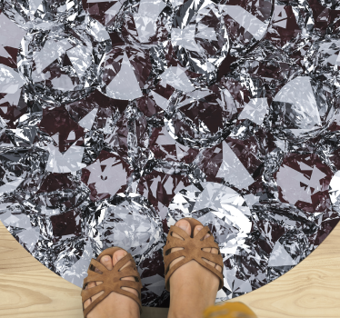 Diamond texture stone flooring - TenStickers