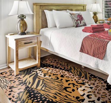 Different animal prints animal print carpet - TenStickers