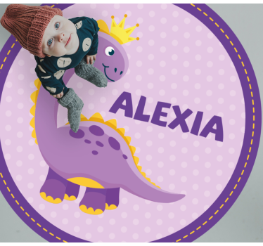 Dinosaur Artwork custom floor mat - TenStickers