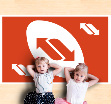 Directional movement game rug - TenStickers