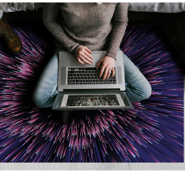 Dynamic burst effect texture rug - TenStickers