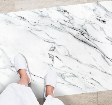 Effect elegance design marble rug - TenStickers