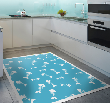 Weighing skeleton kitchen mat - TenStickers