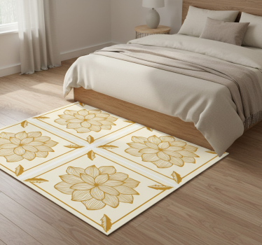 Floral rug floral bandana paisley tile - TenStickers