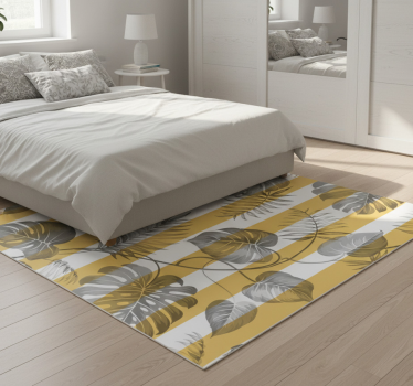 Floral rug sliding wardrobe door - TenStickers